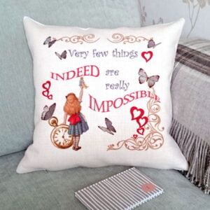 Alice in Wonderland Cushion - Designer Cushions - Talex Interiors