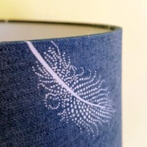 Navy Blue Lamp Shade for Pendant/Ceiling Light or Standard/Table Lamp - Talex Interiors, UK