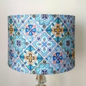 Teal Lamp Shade for Pendant/Ceiling Light or Standard/Table Lamp - Talex Interiors, UK