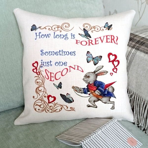 Alice in Wonderland Cushion Cover, Designer Cushions - Talex Interiors