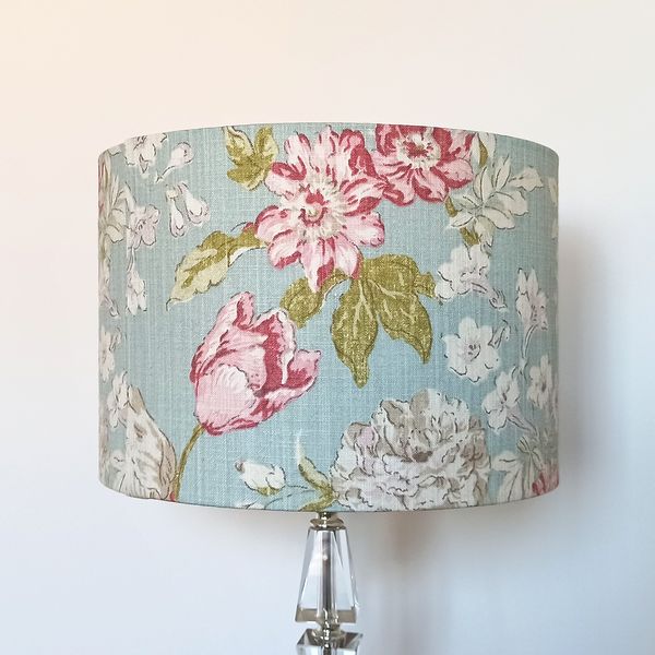 Duck Egg Lampshade Ceiling Light, Shabby Chic Table Lamp Shade
